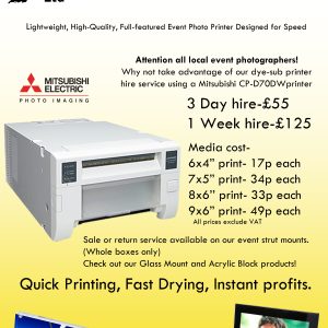 Alternative view of Event Printer Hire
